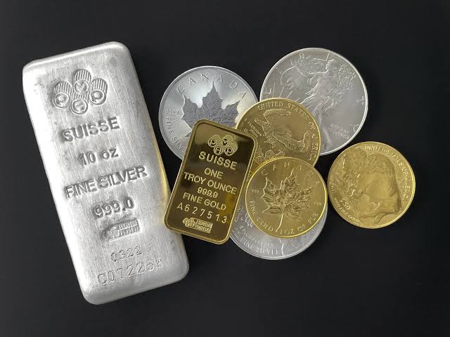 Investment-Grade Physical Bullion Asset Layout, AI generated
