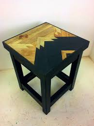 Small Wooden Table With Mountain Scene Made By Robertsoncheney Wood Table Diy Wooden Tables Wooden Coffee Table