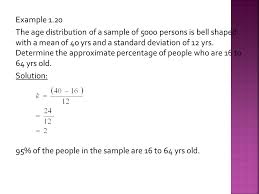 Standard deviation measures how spread out the values in a data set are around the mean. Chapter 1 Basic Statistics Statistics In Engineering Ppt Video Online Download