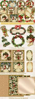 Download Vintage Victorian Christmas Ephemera Graphic By The Paper Princess Creative Fabrica Christmas Ephemera Christmas Card Design Clip Art Freebies SVG Cut Files
