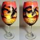 Sangria Sunset Wine Glass Class