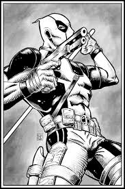 #deadpool #deadpool comic #marvel comics #deadpool marvel #despicable deadpool #text #stories where he is just happy: Artstation Deadpool Elie Bongrand