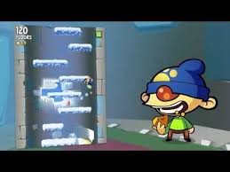 Jump Up The Icy Tower Without Falling Down Easy To Learn And Amazingly Entertaining This Classic Hit Game Will Stick Like Glue Icy Tower Mini Games Hit Games