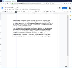 Thanks, sorry i took so long to get back i found out that it indeed is 96 dpi, i looked at the margins set by. How To Change The Margins In Google Docs In Two Ways