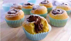 Muffins Au Nutella Avec Thermomix Plat Et Recette Muffin Nutella Gateau Facile Rapide Gateau Rapide Thermomix