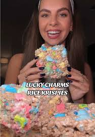 Lucky Charms Marshmallow Treats for St. Patrick's Day