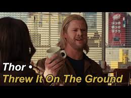 English standard version and he said, throw it on the ground. so he threw it on the ground, and it became a. Thor Threw It On The Ground Youtube