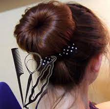 2 Paczka Partia Kobiety Magia Updo Maker Braid Narzedzie Wyciagnac Igly Hak Urzadzenie Ogon Grzebien Hair Bun Maker Hair Accessories Hair Accessories For Women