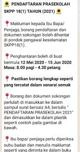 Program ini berlaku bagi warga yang berusia 18 tahun ke atas dan tidak. Komuniti Presint18 On Twitter Pendaftaran Pra Sekolah Skpp 18 1 Sesi 2021
