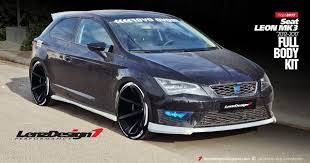Seat Leon Mk3 5f Lenzdesign Bodykit Spoilers 2012 2013 2014 2015 2016 2017 2018 2019 Seat Leon Seating Body Kit