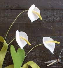 Get Super Creative With This Gorgeous Felt Anthurium Flower Anthurium Flower Anthurium Flowers