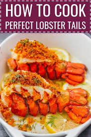 Learn How To Cook Lobster Tails With Lemon Garlic Butter And A Parmesan Bread Crumb Topping V Easy Lobster Tail Recipe How To Cook Lobster Lobster Recipes Tail