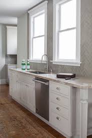 London Fog Herringbone Backsplash Fireclay Tile Herringbone Backsplash Herringbone Tile Backsplash Fireclay Tile