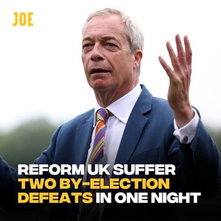It seems some parts of the country are already deciding they've had enough  of Reform.