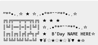 May god shower his choicest blessings on you. 15 Happy Birthday Text Art Birthday Wishes Text Art Collection Emoji For U