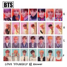 Idols do kpop que esqueceram suas letras ao v. Juego De 28 Tarjetas De Fotos Kpop Bts Bangtan Boys J Hope Suga Jim Love Yourself Para Regalos Del Ejercito De 5 1 X 8 3 Cm Tarjetas Postales Tarjetas Y Cartulinas Courier365 In