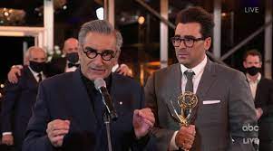 Falco won three of her four emmys for her role as tony soprano's dedicated wife carmelo on the sopranos, in 1999, 2001, and 2003.her fourth and final win thus far was in 2010 for her leading role as the title character in nurse jackie. Schitt S Creek Sets An Emmy Record Sweeping Comedy Categories The New York Times