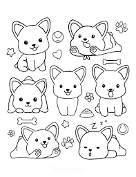 This coloring book is filled with unicorns that are incredibly adorable. 95 Dog Coloring Pages For Kids Adults Free Printables