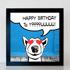 Witziges Bild Mit Spruch Wunschtext Miniature Bullterrier Geschenkidee Fur Hundebesitzer In 2020 Happy Birthday Happy Etsy