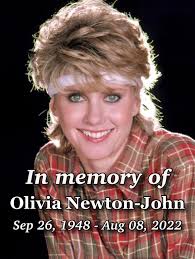 In memory of Olivia Newton-John who passed away