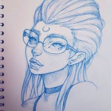 New Drawing From My Sketchbook Looking Forward To The Weekend Drawing Artofinstagram Instaart Illustration Port Book Art Human Face Drawing Sketch Book