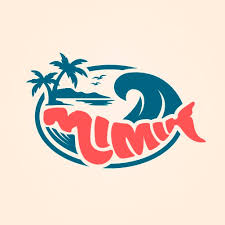 Ready made online travel logo templates decorated with an image of the pand palm trees. Beach Logos The Best Beach Logo Images 99designs