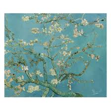 A beautiful post impressionist painting of a tree with branches in bloom. Van Gogh Paintings Hd Painting Inspired