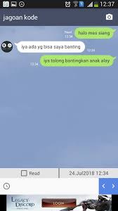 Nah, setelah anda melengkapi data diri tersebut maka berikutnya anda harus memberi tanda cek pada kolom petak kecil yang disediakan disana yang bertulisan seperti dengan mengklik tombol. Cara Membuat Chat Palsu Di Line Messenger Jagoan Kode