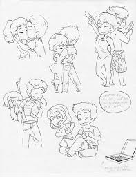 Chibi Couple Poses By Rachaelltroy Chibi Couple Sketch Poses Writing Art Cute romantic couple posing isolated, hugging, cuddling. chibi couple sketch poses