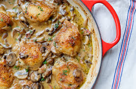 Sausage & chicken cajun jambalaya dutch oven recipe. Braised Chicken With Creamy Mushroom Sauce Eat Live Travel Write