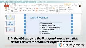 How To Convert Text To Smartart In Powerpoint