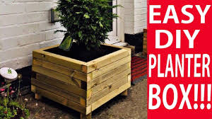 Tall planters, square planters, rectangular planters and extra large planters. How To Make A Wooden Planter Box The Easy Way To Build A Diy Planter Box Diy Decor Ideas Youtube