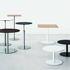 This Brio Bar Table By Lapalma Is An Adjustable Height Bar Table Features A 23 6 Diameter Round Top Avaiable Adjustable Height Table Adjustable Table Furniture