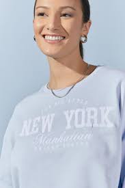 Francesca's New York Crewneck Sweatshirt