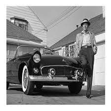 Vintage Poster Frank Sinatra Poster Frank Sinatra Print Frank Sinatra Beside Car Original Printed On Canvas Without Frame In 2021 Frank Sinatra Ford Thunderbird Steve Mcqueen