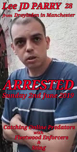 Lee JD PARRY aged 28 from Droylsden in Manchester, yesterday