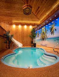 Chalet Swimming Pool Suite Sybaris Romantic Weekend Getaways In Chicago Milwaukee Indiana In 2021 Romantic Weekend Getaways Best Romantic Getaways Swimming Pools