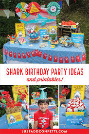 Birthday Party Games For Toddlers Shark Splash Bash Birthday Party Shark Birthday Party Boy Birthday Parties Shark Party Decorations