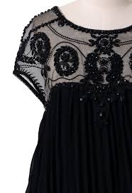 Beads Embellished Pleated Dolly Dress In Black Dress Retro Indie And Unique Fashion 54 Fashion Attire Fashion Beautiful Outfits