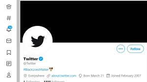 Download the twitter logo, assets, and twitter brand guidelines — and learn how to embed a tweet on your website. Twitter Changes Logo To Black Blacklivesmatter To Bio Amid George Floyd Protests Al Arabiya English