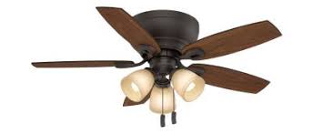 This ceiling fans indoor with light come with two down rods: Fans Huggers House Electric