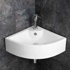 corner bathroom wash basin wall mounted