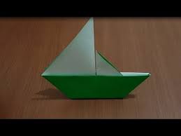 Cara Membuat Origami Perahu Layar Dengan Cepat Youtube Origami Perahu Perahu Layar