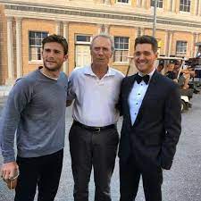 His height is 1.8 m tall, and his weight is 83 kg. Clint Eastwood With One Of His 7 Kids His Gorgeous Son Scott On The Left The Michael Buble On The Right Actor Clint Eastwood Michael Buble Clint Eastwood