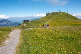 The ridge hiking trail is accessible with good hiking boots. Stoos Ridge Hike Klingenstock To Fronalpstock Swiss Family Fun