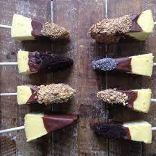 Chocolate Dipped Cheesecake On A Stick Chocolate Dipped Cheesecake Chocolate Dipped Cheesecake On A Stick Recipe