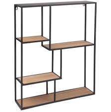 Rek Van Zwart Metaal Joshua Maisons Du Monde Etagere Metal Etagere Metallique Rayonnage