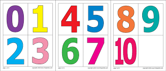 This makes a great classroom chart or notebook page for each worksheet features number formation, ten frame, number word, tally marks, handwriting practice, count and color and asl hand signs. Numbers Free Printable Templates Coloring Pages Firstpalette Com