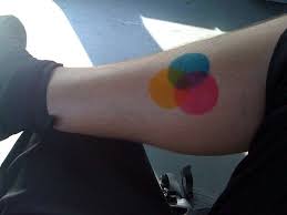 Primary Colors Tattoo Color Wheel Tattoo Nerd Tattoo Tattoos