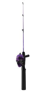 Make your time on the water more fun with the zebco dock demon spincast combo. Amazon Com Zebco Dock Demon Spincast Reel And Fishing Rod Combo 30 Inch Durable Fiberglass Rod Quickset Anti Reverse Fishing Reel Purple Sports Outdoors